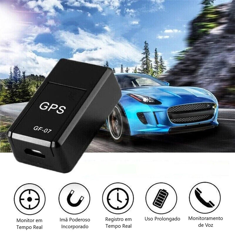 Mini Localizador GPS Portátil Rastreador em Tempo Real