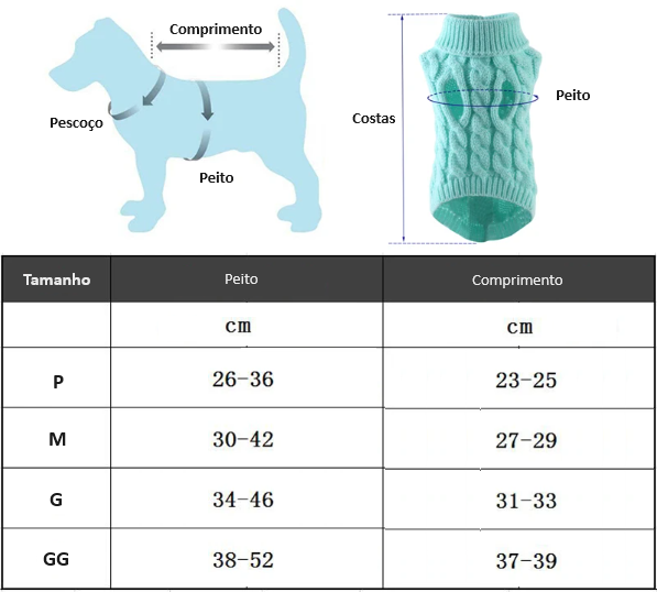 Suéter para cachorros pequenos e médios, inverno, quente, gola alta, colete macio, casaco de pelúcia