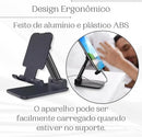 Suporte Celular de Mesa Retrátil Móvel Ajustável Portátil Smartphone Tablet iPad Xiaomi Escritório
